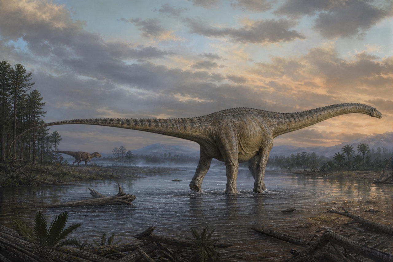 Sauropod life restoration